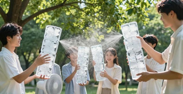 大冰块降温方法_秦淮区夏季防暑降温大冰块_大冰块户外活动使用时长